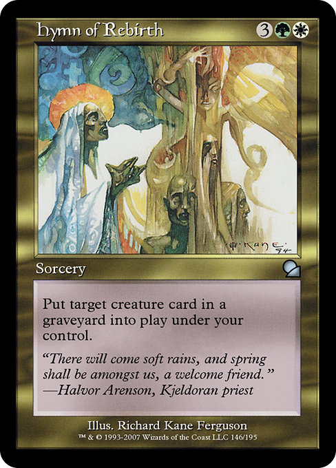 Hymn of Rebirth - Masters Edition Uncommon Card