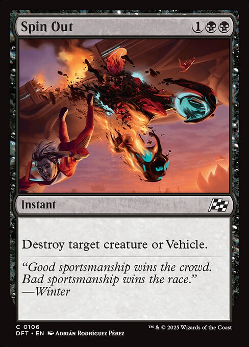 Spin Out - Aetherdrift Common Card