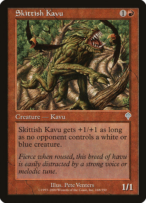 Skittish Kavu - Invasion Uncommon Card