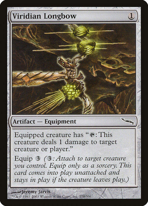 Viridian Longbow - Mirrodin Common Card