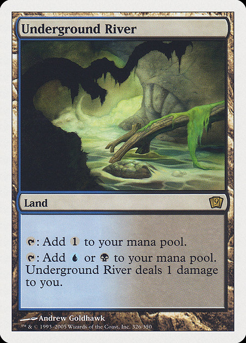 Underground River - Ninth Edition Rare Card