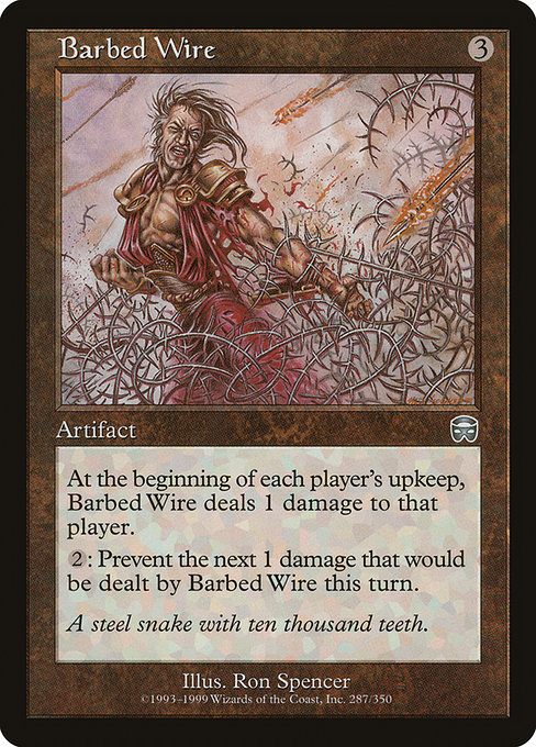Barbed Wire - Mercadian Masques Uncommon Card