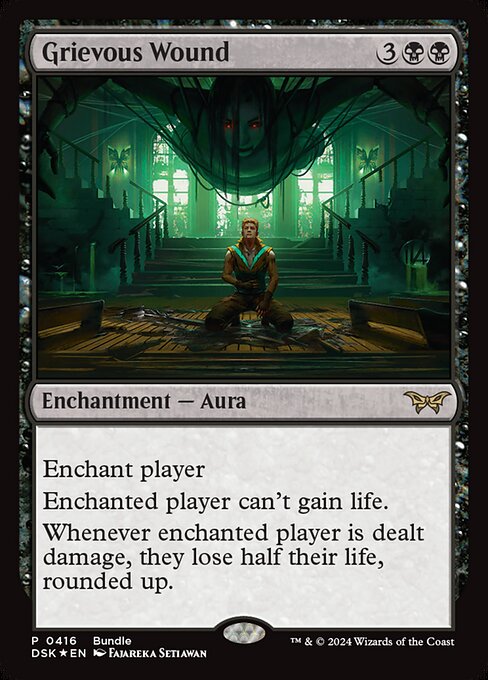 Grievous Wound - Duskmourn: House of Horror Rare Card
