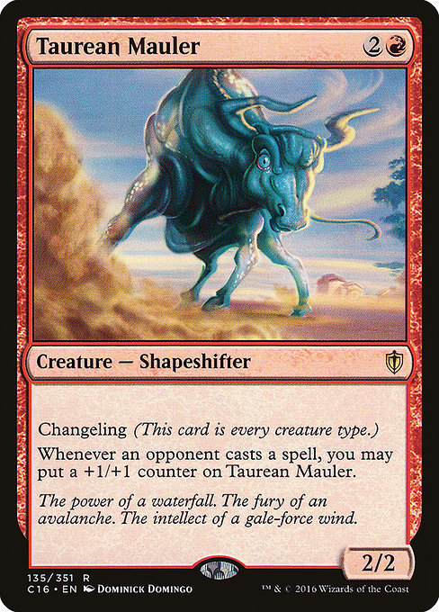 Taurean Mauler - Commander 2016 Rare Card