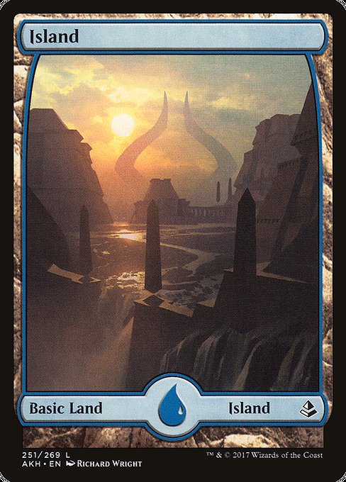 Island - Amonkhet Common Card