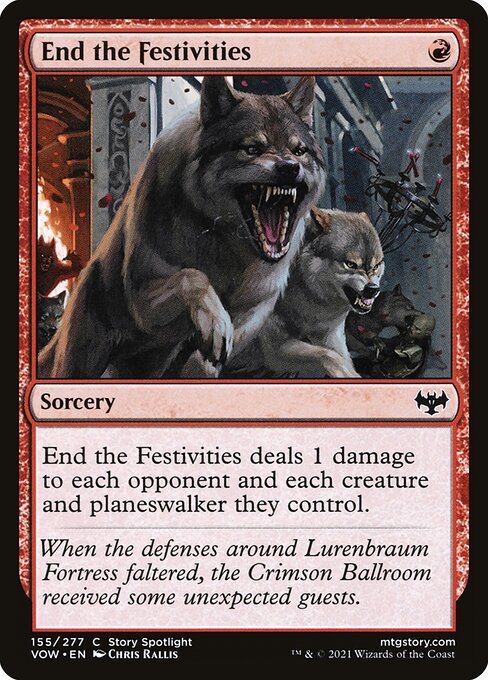 End the Festivities - Innistrad: Crimson Vow Common Card