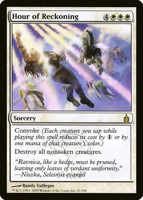 Hour of Reckoning - Ravnica: City of Guilds Rare Card