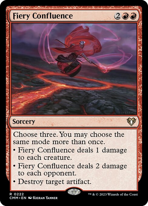 Fiery Confluence - Commander Masters Rare Card