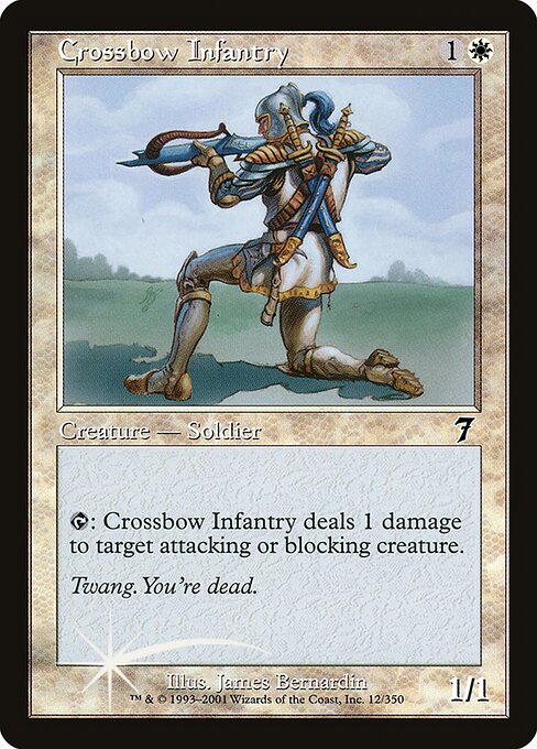 Crossbow Infantry - Seventh Edition Common Card