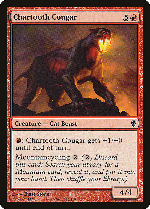 Chartooth Cougar - Conspiracy Common Card