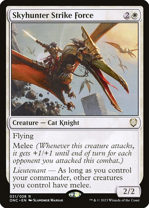 Skyhunter Strike Force - Phyrexia: All Will Be One Commander Rare Card