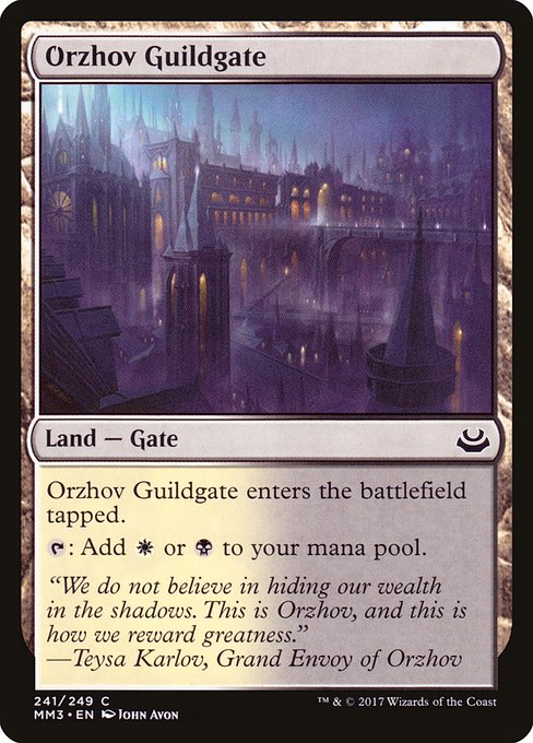 Orzhov Guildgate - Modern Masters 2017 Common Card