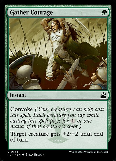 Gather Courage - Ravnica Remastered Common Card