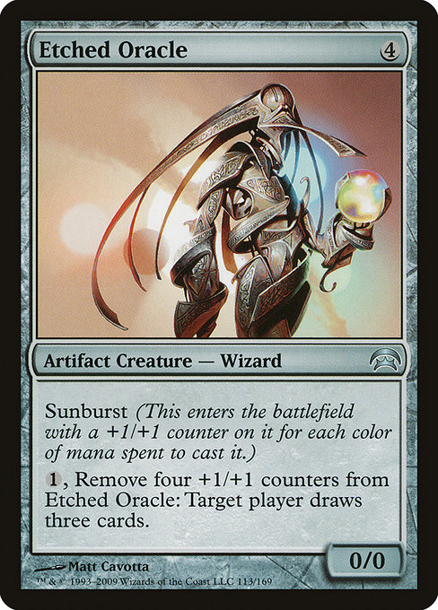 Etched Oracle - Planechase Uncommon Card