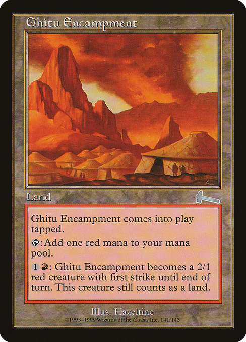 Ghitu Encampment - Urza's Legacy Uncommon Card