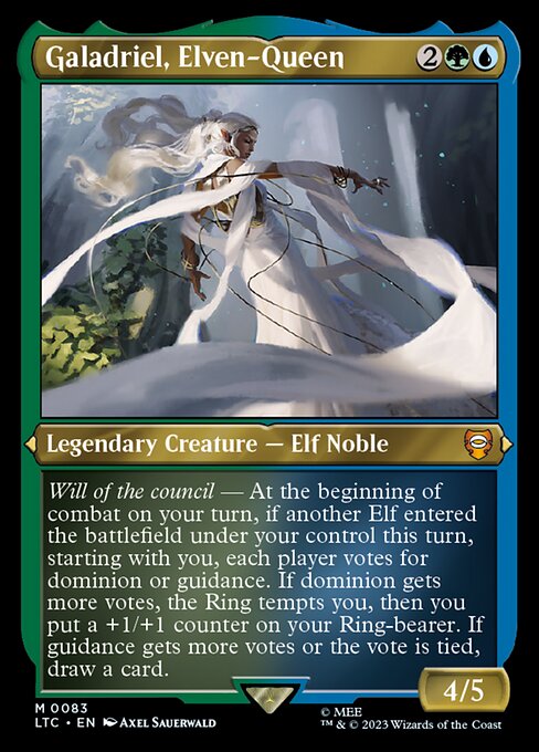Galadriel, Elven-Queen - Tales of Middle-earth Commander Mythic Card
