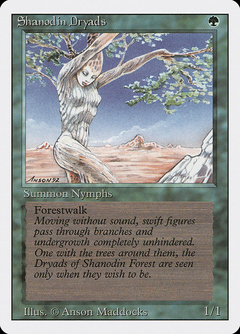Shanodin Dryads - Revised Edition Common Card