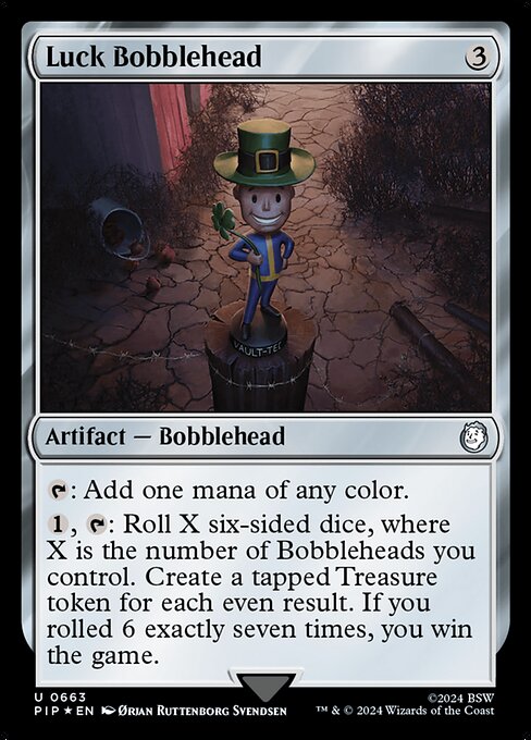 Luck Bobblehead - Fallout Uncommon Card