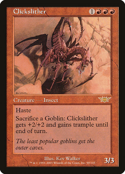 Clickslither - Legions Rare Card