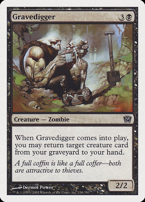 Gravedigger - Ninth Edition Common Card