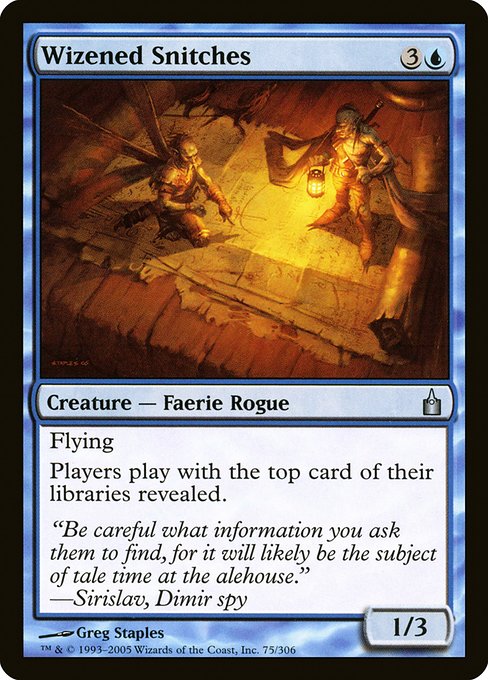 Wizened Snitches - Ravnica: City of Guilds Uncommon Card