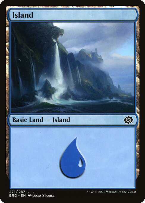 Island - The Brothers' War Common Card