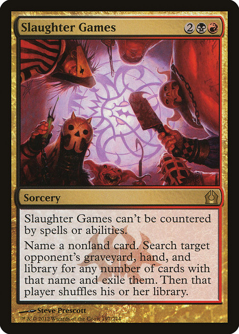 Slaughter Games - Return to Ravnica Rare Card