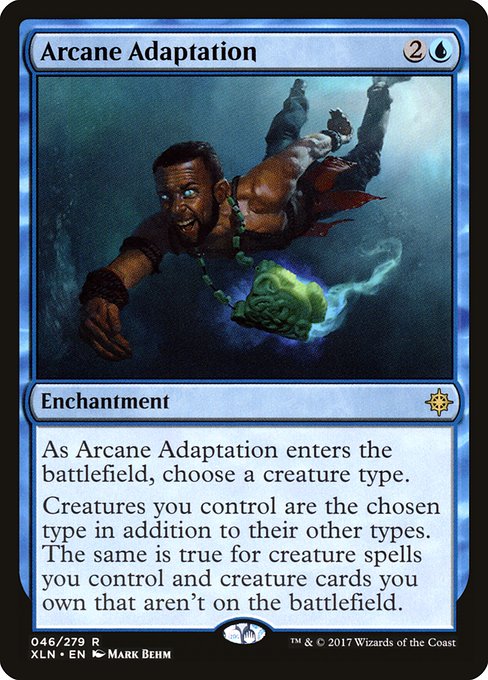 Arcane Adaptation - Ixalan Rare Card