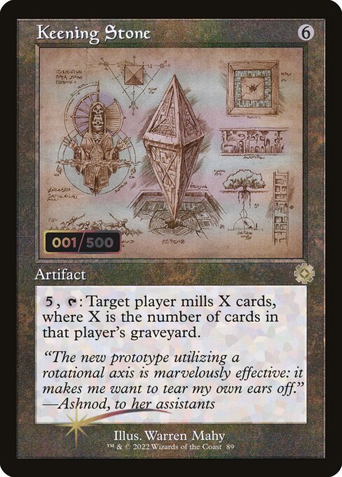 Keening Stone - The Brothers' War Retro Artifacts Rare Card