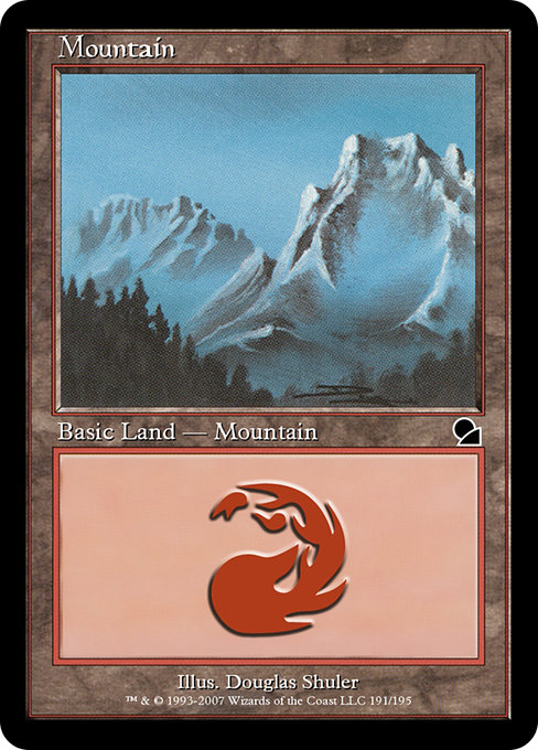 Mountain - Masters Edition Common Card
