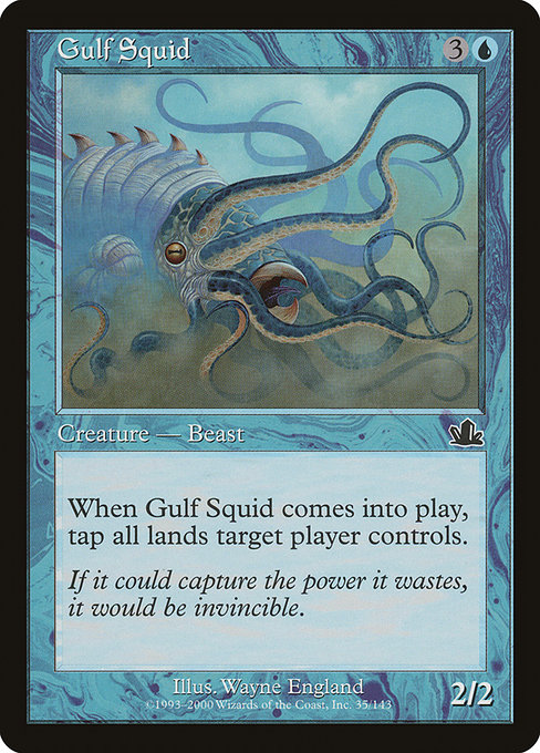 Gulf Squid - Prophecy Common Card