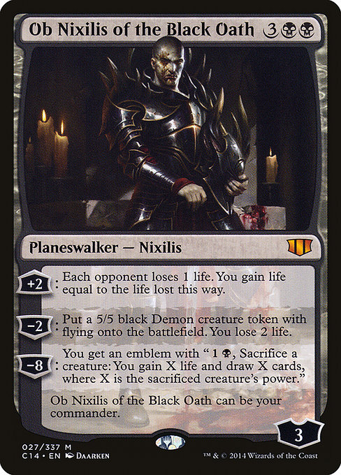 Ob Nixilis of the Black Oath - Commander 2014 Mythic Card