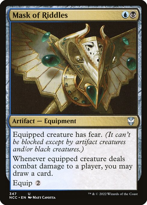 Mask of Riddles - New Capenna Commander Uncommon Card