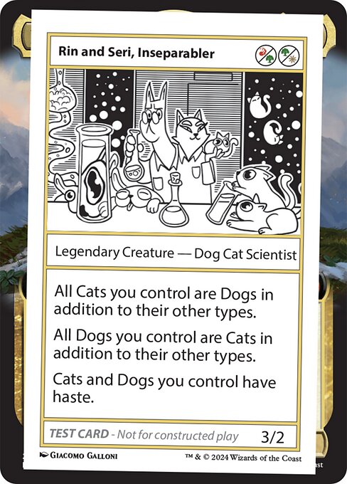 Rin and Seri, Inseparabler - Mystery Booster 2 Rare Card