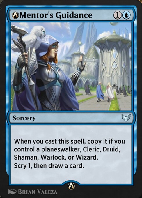A-Mentor's Guidance - Strixhaven: School of Mages Uncommon Card