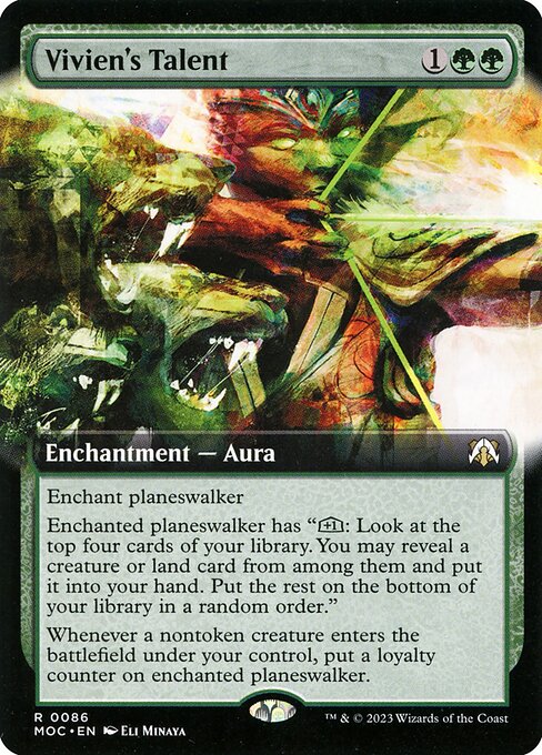 Vivien's Talent - March of the Machine Commander Rare Card