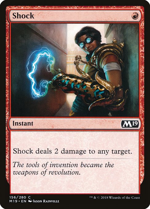 Shock - Core Set 2019 Common Card