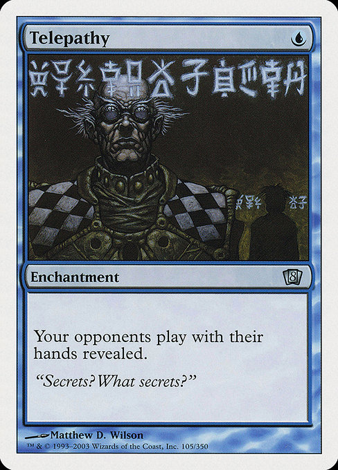 Telepathy - Eighth Edition Uncommon Card