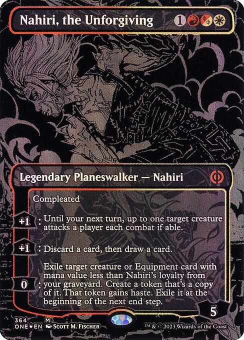 Nahiri, the Unforgiving - Phyrexia: All Will Be One Mythic Card