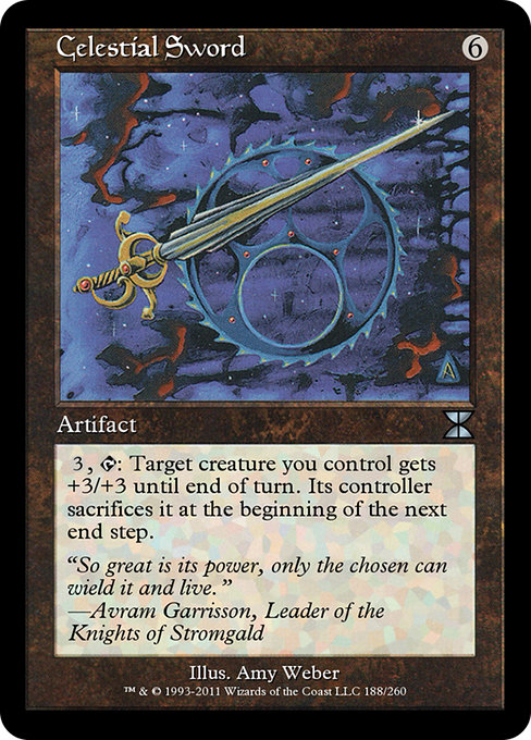 Celestial Sword - Masters Edition IV Uncommon Card