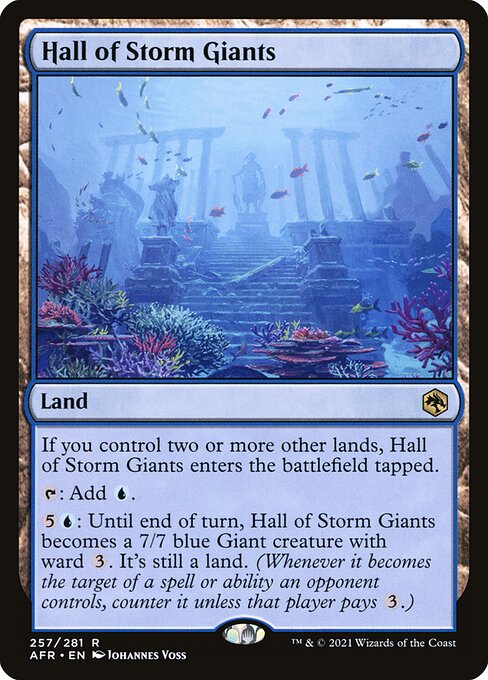 Hall of Storm Giants - Adventures in the Forgotten Realms Rare Card