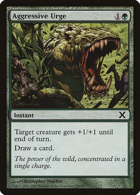 Aggressive Urge - Tenth Edition Common Card