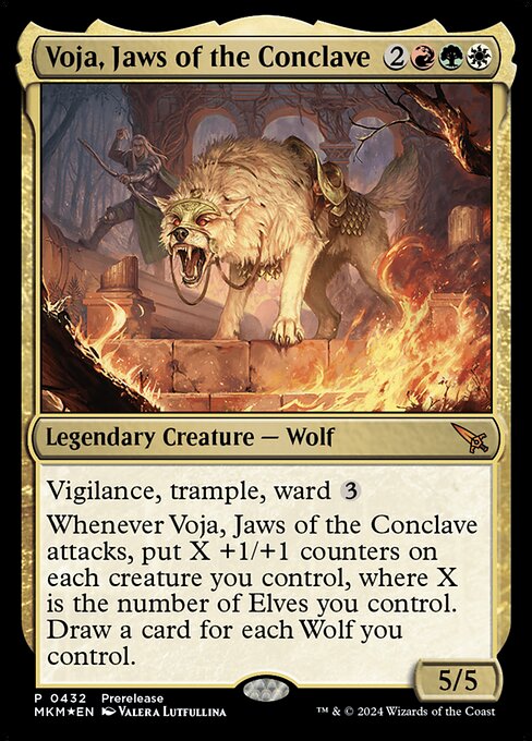 Voja, Jaws of the Conclave - Murders at Karlov Manor Mythic Card