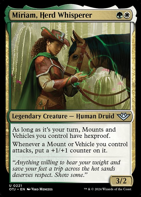 Miriam, Herd Whisperer - Outlaws of Thunder Junction Uncommon Card
