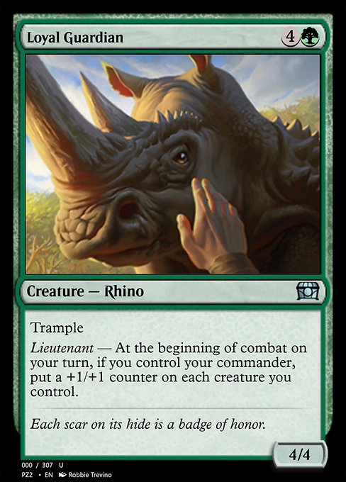 Loyal Guardian - Treasure Chest Uncommon Card