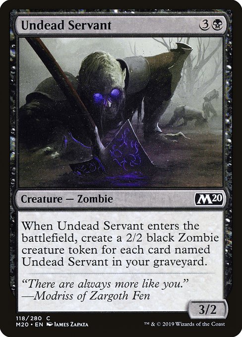 Undead Servant - Core Set 2020 Common Card