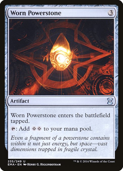 Worn Powerstone - Eternal Masters Uncommon Card