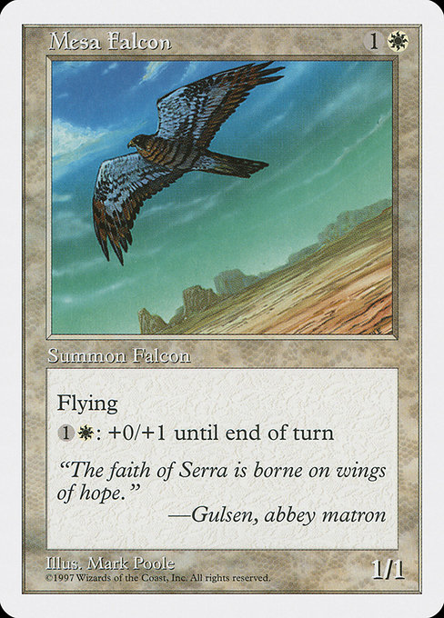 Mesa Falcon - Fifth Edition Common Card