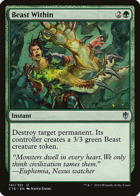 Beast Within - Commander 2016 Uncommon Card
