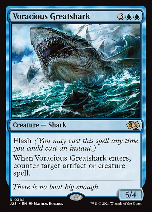 Voracious Greatshark - Foundations Jumpstart Rare Card